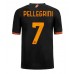 AS Roma Lorenzo Pellegrini #7 Voetbalkleding Derde Shirt 2023-24 Korte Mouwen